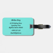 Dragon Boat Racing Bagagelabel (Achterkant horizontaal)