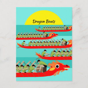 Dragon Boat Racing Briefkaart