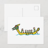 Dragon Boat Racing Briefkaart (Voorkant / Achterkant)