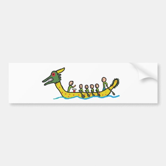 Dragon Boat Racing Bumpersticker (Voorkant)