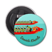 Dragon Boat Racing Button Flesopener (Voorkant)