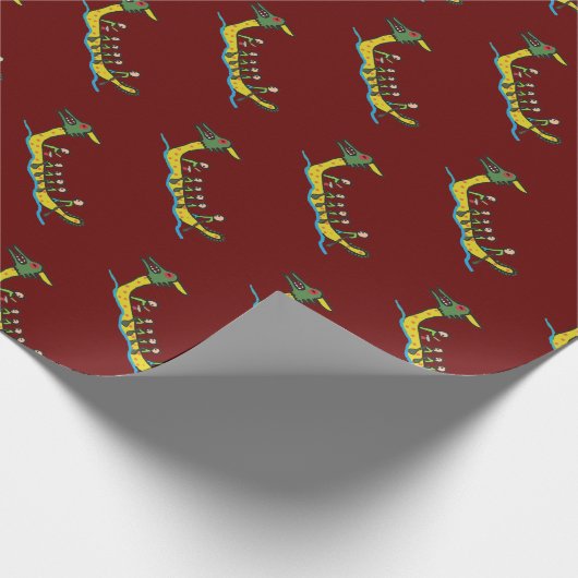 Dragon Boat Racing Cadeaupapier (Hoek)