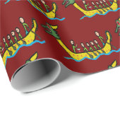 Dragon Boat Racing Cadeaupapier (Rol Hoek)