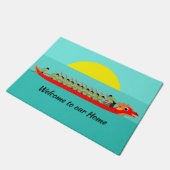 Dragon Boat Racing Deurmat (Schuin)