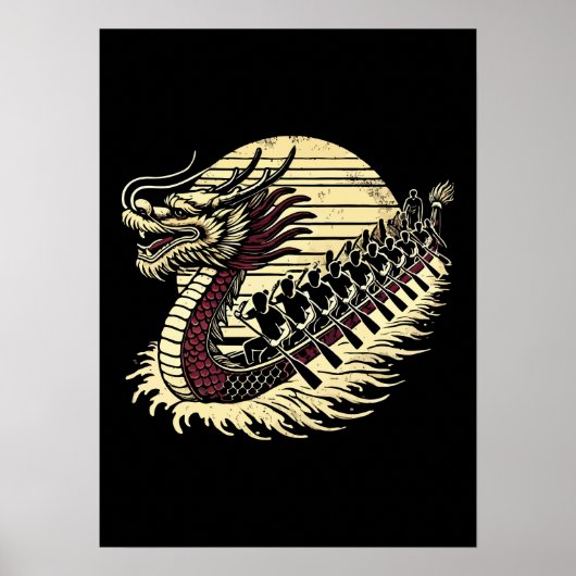 Dragon Boat Racing –  Dragon Boat Team Poster (Voorkant)