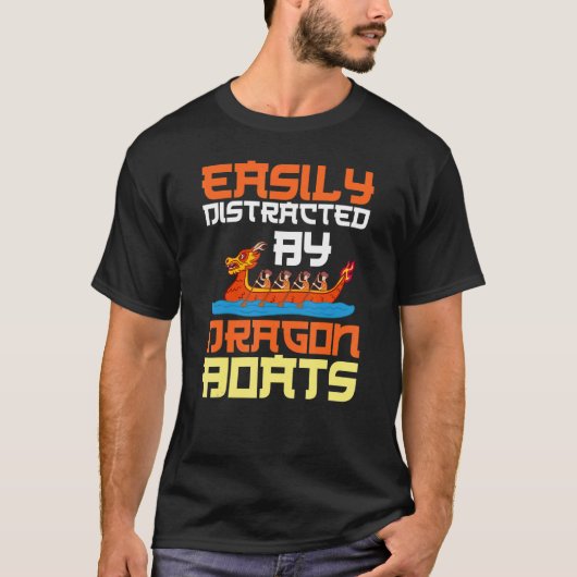 Dragon Boat Racing Festival Paddle Chinese Boating T-shirt (Voorkant)