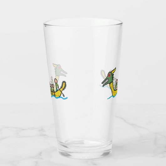 Dragon Boat Racing Glas (Rechts)