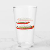 Dragon Boat Racing Glas (Achterkant)