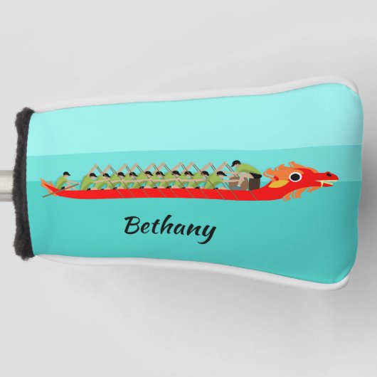 Dragon Boat Racing Golfheadcover (Voorkant)