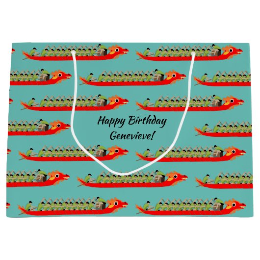 Dragon Boat Racing Groot Cadeauzakje (Voorkant)