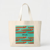 Dragon Boat Racing Grote Tote Bag (Voorkant)