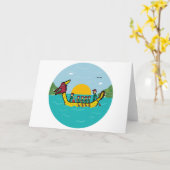 Dragon Boat Racing Kaart (Gele Bloem)