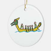Dragon Boat Racing Keramisch Ornament (Links)