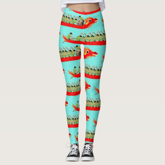 Dragon Boat Racing Leggings (Voorkant)