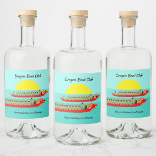 Dragon Boat Racing Likeurfles Etiket