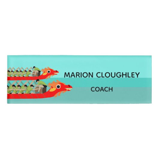 Dragon Boat Racing Naambadge (Voorkant)