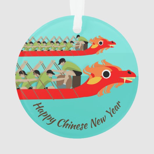 Dragon Boat Racing Ornament (achterkant)