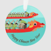 Dragon Boat Racing Ornament (voorkant)