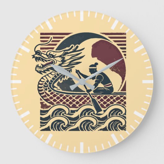 Dragon Boat Racing –  Paddler Grote Klok (Voorkant)