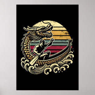 Dragon Boat Racing –  Paddler Poster