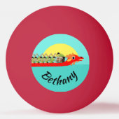 Dragon Boat Racing Pingpongbal (Achterkant)