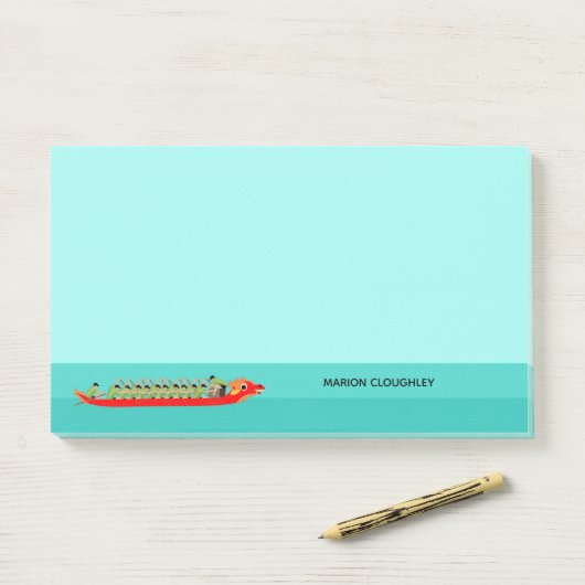 Dragon Boat Racing Post-it® Notes (Op bureau)