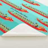 Dragon Boat Racing Sherpa Deken (3/4)