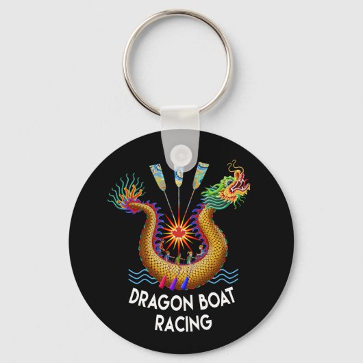 Dragon Boat Racing Sleutelhanger (Voorkant)
