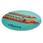 Dragon Boat Racing Snijplank (Hoek)