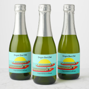 Dragon Boat Racing Sparkling Wijnetiket