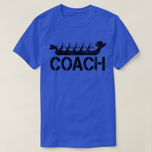 Dragon Boat Racing Team Coach T-shirt (Design voorkant)