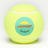 Dragon Boat Racing Tennisballen (Achterkant)