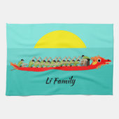 Dragon Boat Racing Theedoek (Horizontaal)