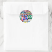 Dragon Boats Baltimore MD Ronde Sticker (Tas)