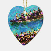 Dragon Boats e2 Keramisch Ornament (Links)