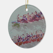 Dragon Boats e4 Keramisch Ornament (Links)
