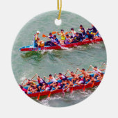 Dragon Boats Keramisch Ornament (Voorkant)