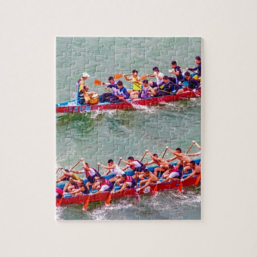 Dragon Boats Legpuzzel (Verticaal)