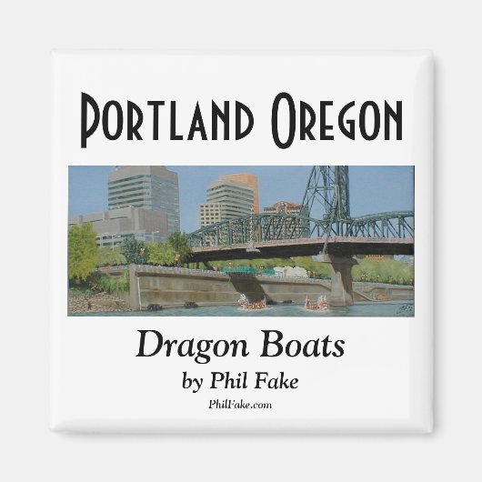 Dragon Boats magneet (Voorkant)