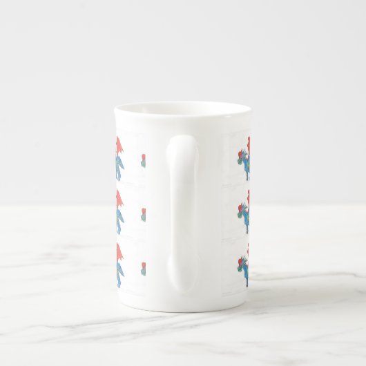 Dragon Bone China Cup Porselein Kop (Achterkant)
