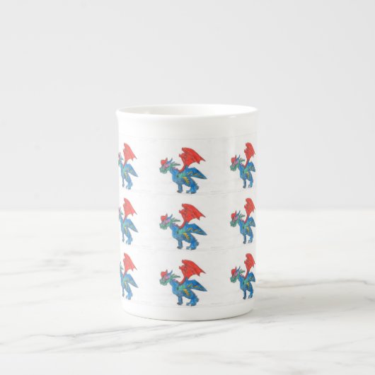 Dragon Bone China Cup Porselein Kop (Voorkant)