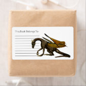 Dragon Bookplaat Etiket (Insitu)
