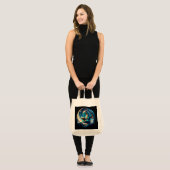 Dragon Bookworm, Moonlight Reading Tote Bag (Voorkant (model))