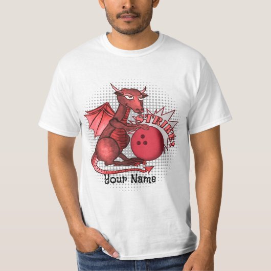 Dragon Bowling T-shirt (Voorkant)