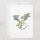 Dragon Boys 3e 4e 5e verjaardagsfeest uitnodiging (Achterkant)