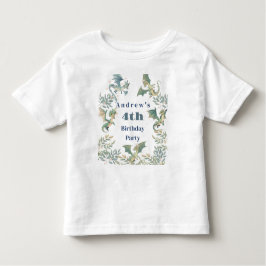 Dragon Boys 3e 4e 5e verjaardagsfeestje Kinder Shirts