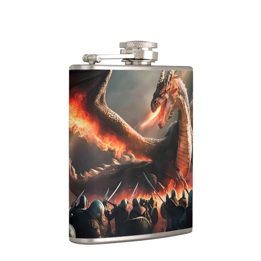 Dragon Breath in het middeleeuwse slagveld #1 Heupfles (Rechts)