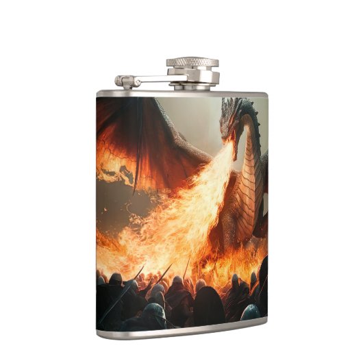 Dragon Breath in het middeleeuwse slagveld #2 Heupfles (Rechts)