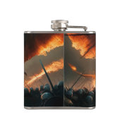 Dragon Breath in het middeleeuwse slagveld #2 Heupfles (Achterkant)