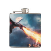 Dragon Breath in het middeleeuwse slagveld #3 Heupfles (Voorkant)